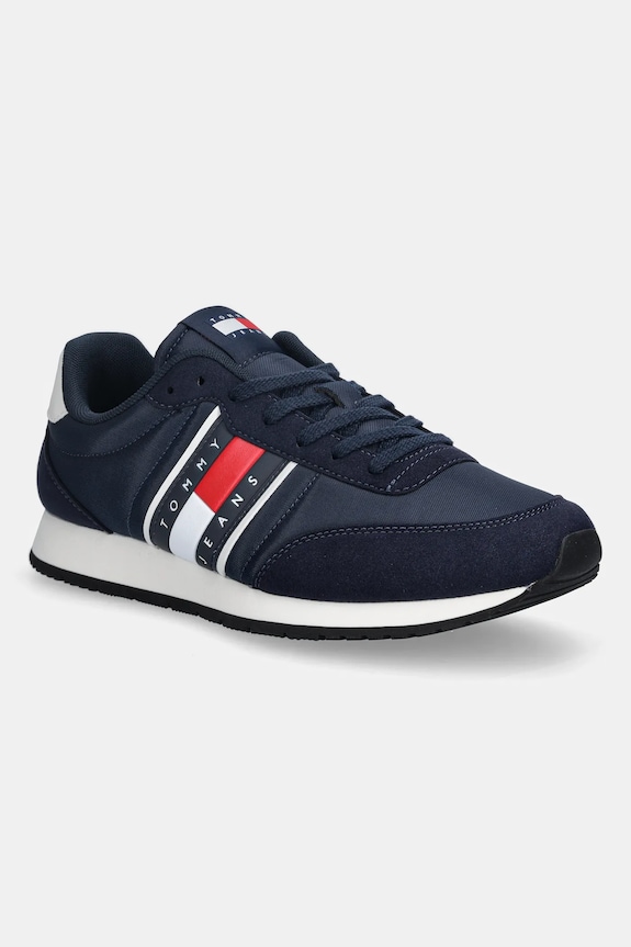 Tommy Jeans TJM CLASSIC RUNNER σνίκερς ανδρικά σκούρο μπλε EM0EM01709
