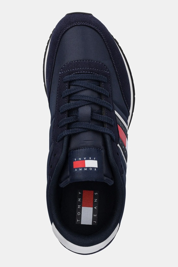 Tommy Jeans TJM CLASSIC RUNNER σνίκερς ανδρικά σκούρο μπλε EM0EM01709