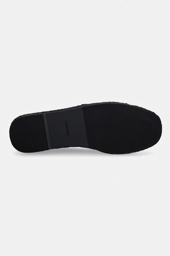 Calvin Klein espadryle męskie ESPADRILLE WEBBING CV HM0HM02075 czarny