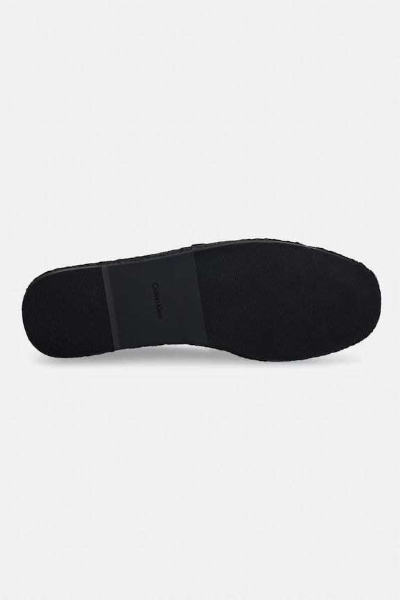Calvin Klein espadryle męskie ESPADRILLE WEBBING CV HM0HM02075 czarny