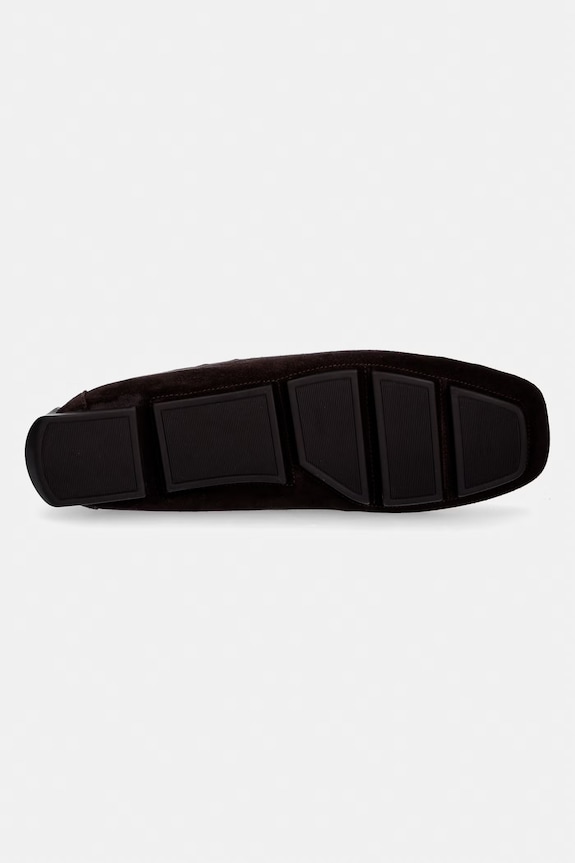 Calvin Klein mocassini da uomo in scamoscio DRIVER BOAT SU HM0HM02084 marrone