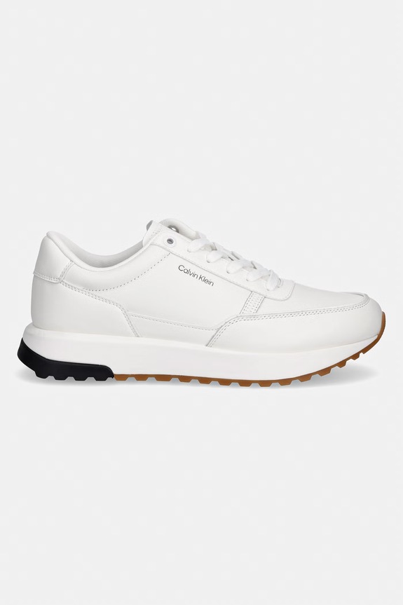 Pánske tenisky Calvin Klein CITY RUNNER LACEUP LTH HM0HM02146 biela SS26