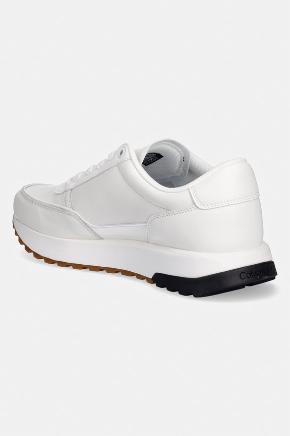 Obuv Pánske tenisky Calvin Klein CITY RUNNER LACEUP LTH HM0HM02146 biela