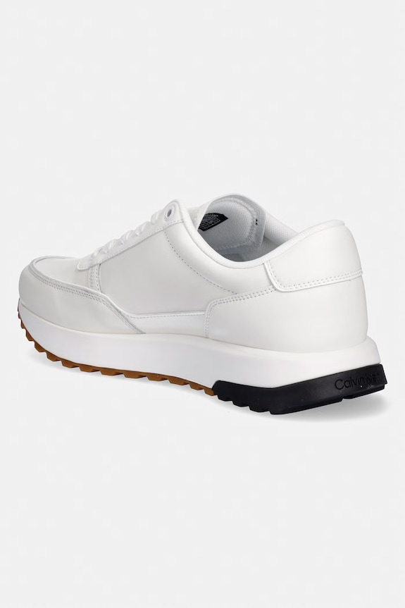 Obuv Pánske tenisky Calvin Klein CITY RUNNER LACEUP LTH HM0HM02146 biela