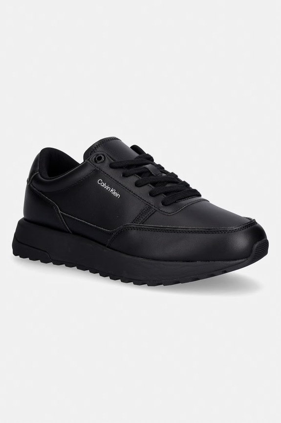 Pánske tenisky Calvin Klein CITY RUNNER LACEUP LTH čierna HM0HM02146