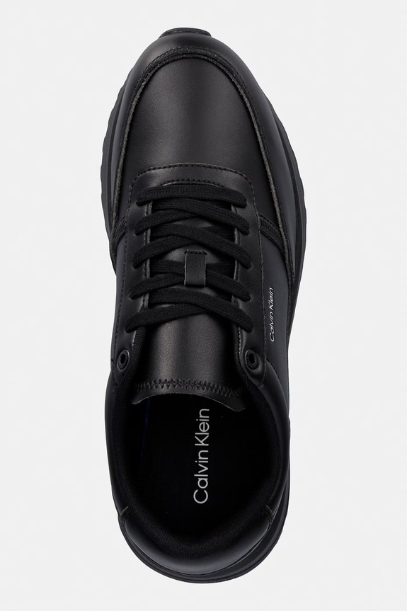 Pánske tenisky Calvin Klein CITY RUNNER LACEUP LTH čierna HM0HM02146