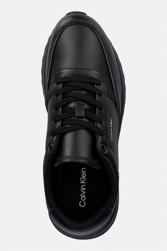 Pánske tenisky Calvin Klein CITY RUNNER LACEUP LTH čierna HM0HM02146
