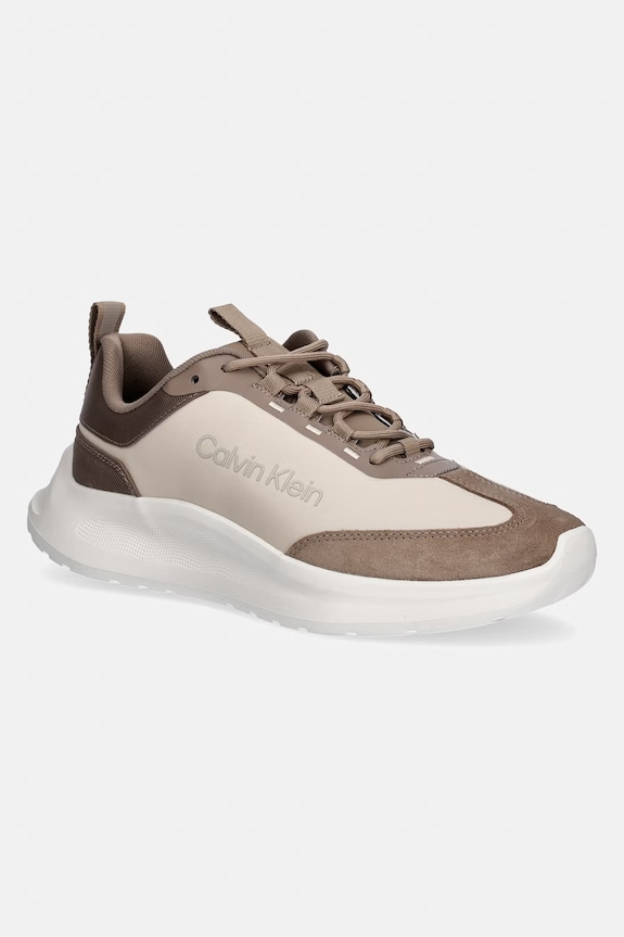 Calvin Klein LIGHT EVA RUNNER tenisky pánske béžová HM0HM02241
