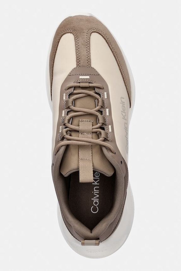 Calvin Klein LIGHT EVA RUNNER tenisky pánske béžová HM0HM02241