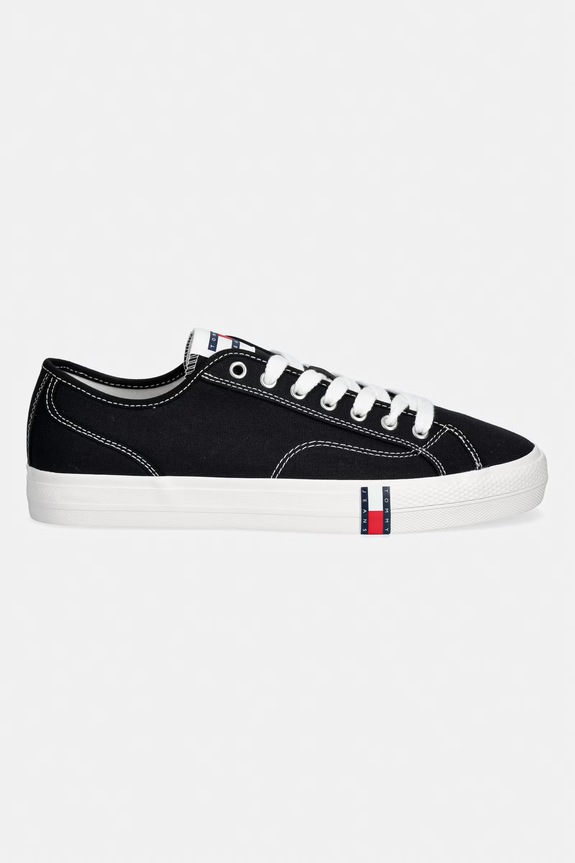 Tommy Jeans ARCHIVE VULC Y2K πάνινα sneakers Ανδρικά EM0EM01674 μαύρο SS26