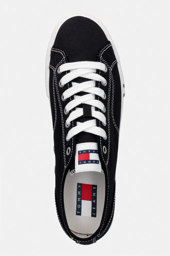 Tommy Jeans ARCHIVE VULC Y2K πάνινα sneakers Ανδρικά μαύρο EM0EM01674