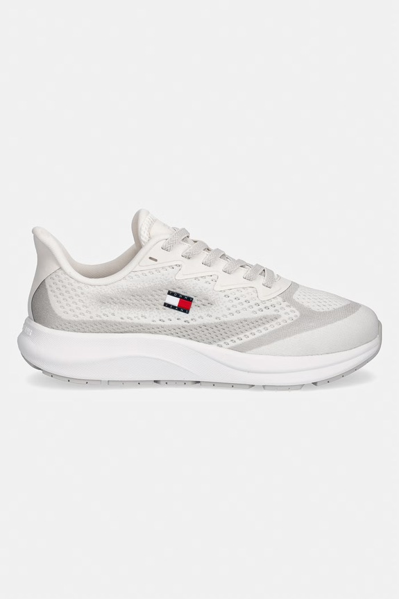 Tommy Jeans RUNNER KNITTED sneakers Ανδρικά EM0EM01713 λευκό SS26