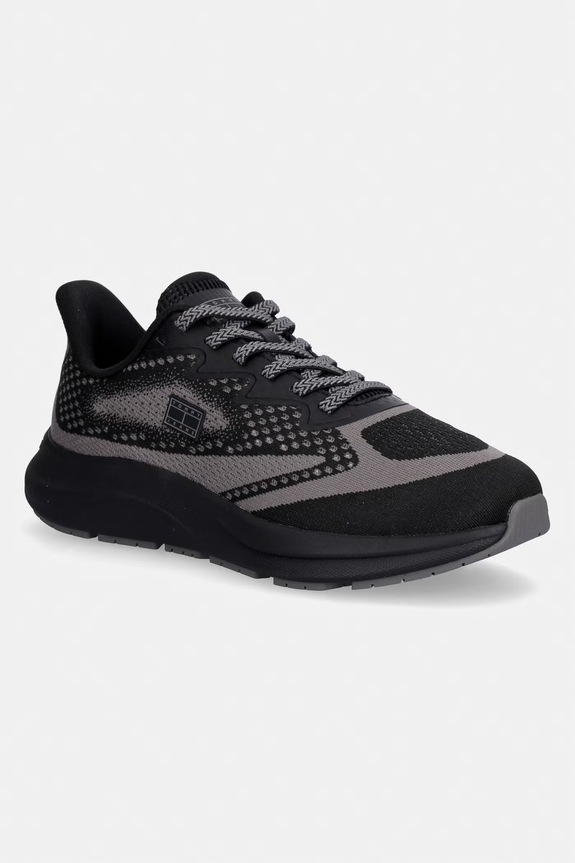 Tommy Jeans RUNNER KNITTED αθλητικά Ανδρικά μαύρο EM0EM01713