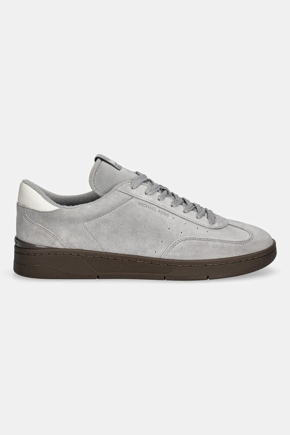 Semišové tenisky Michael Kors Wilton Lace Up 42R6WLFS1S.054 sivá SS26