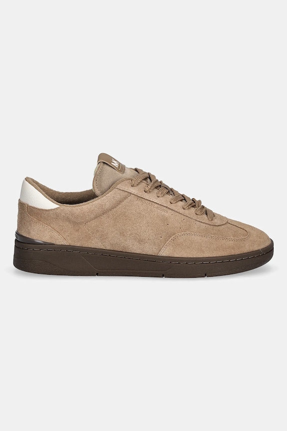Semišové tenisky Michael Kors Wilton Lace Up 42R6WLFS1S.297 béžová SS26