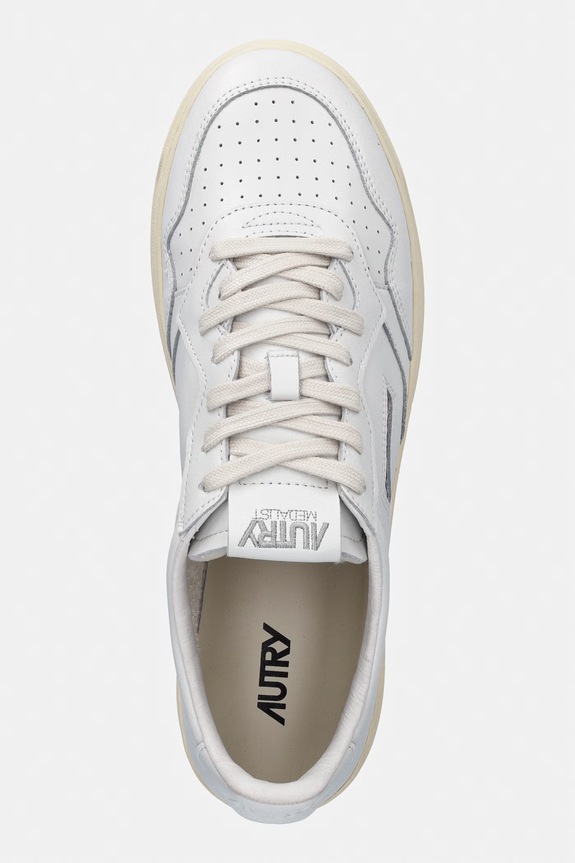 AUTRY sneakers in pelle Medalist Low bianco AULMLL15