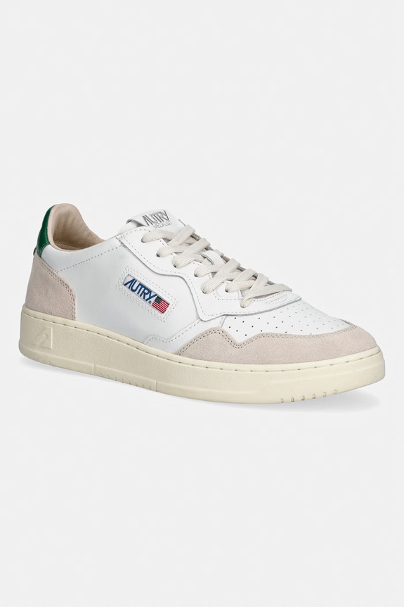 AUTRY sneakers Medalist Low grain leather white AULMLS23