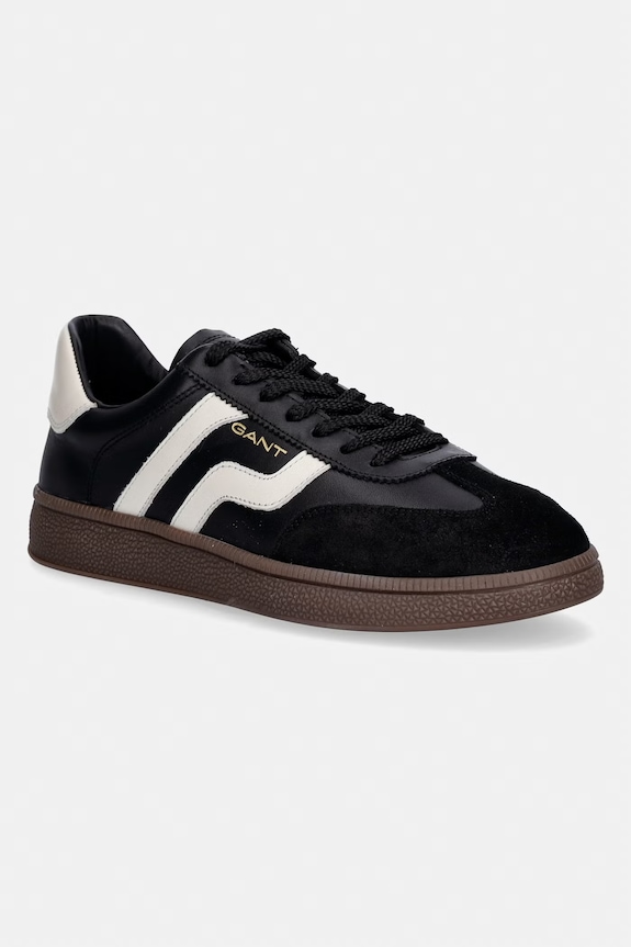 Δερμάτινα sneakers Gant Cuzmo δέρμα σαμουά μαύρο 32631207.G00