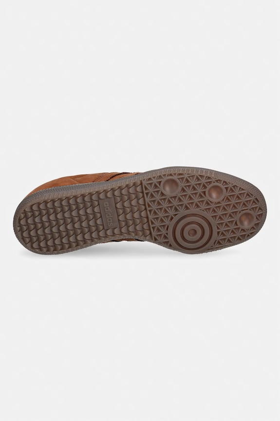 adidas Originals sneakersy nubukowe Samba OG IH4387 brązowy