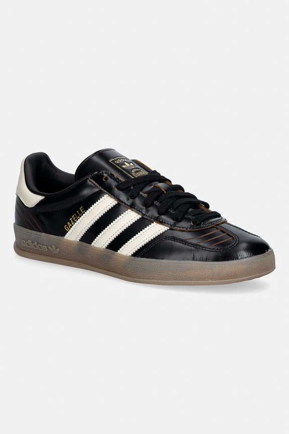 adidas Originals sneakersy skórzane Gazelle Indoor niska czarny IH9679