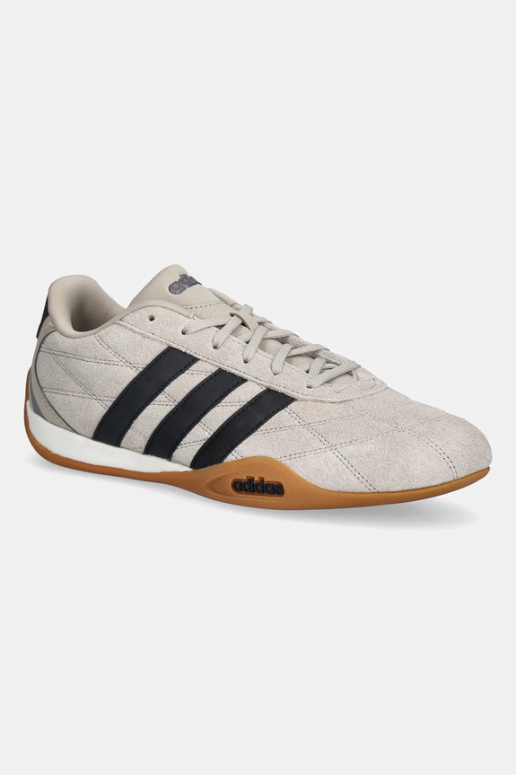 Superge iz semiša adidas Adipista Imitacija zrnatega usnja rjava HQ9164