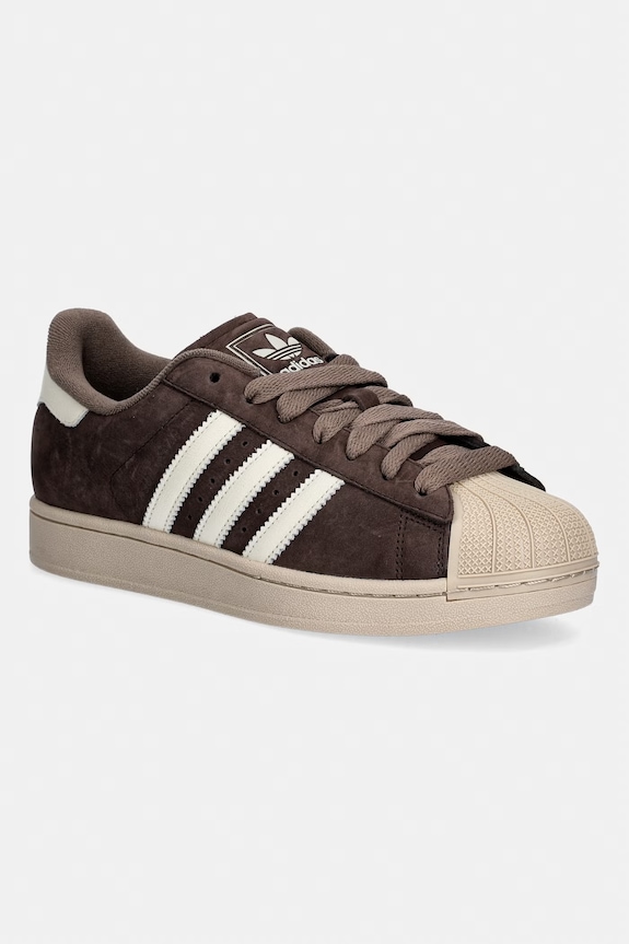 Nubuck sneakers adidas Originals Superstar II άλλο καφέ IH9314