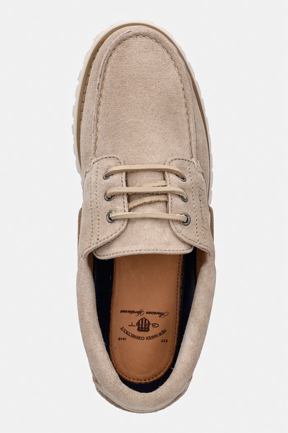 Mokasinke od brušene kože Gant Tratton bež 32633269.G148