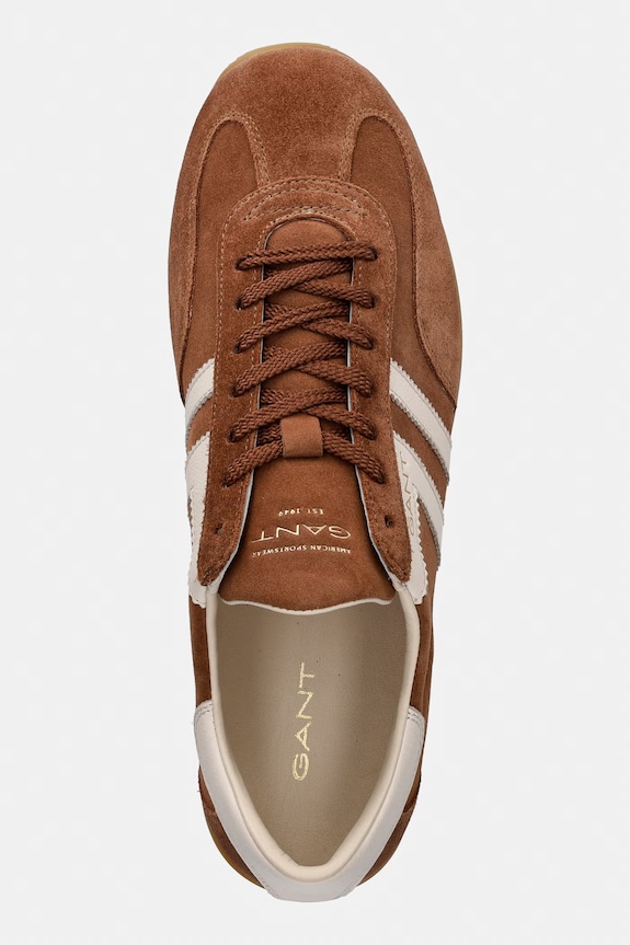 Gant sneakersy zamszowe Spearclub brązowy 32633278.G410