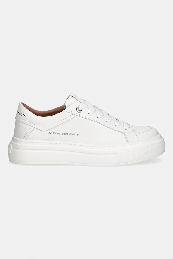 Alexander Smith sneakersy skórzane Regent ASBDRTM1001TWT biały SS26
