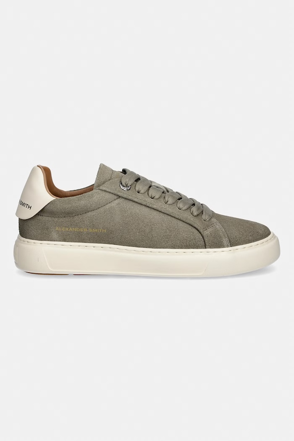 Alexander Smith Soho sneakersy męskie zamszowe ASBDSOM3665MTC zielony SS26
