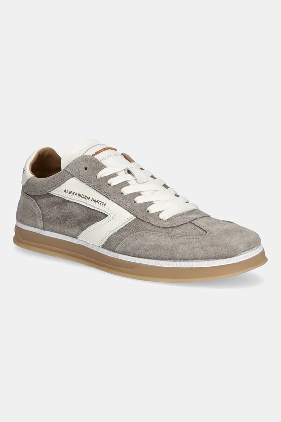 Usnjene superge Alexander Smith Thames Semiš siva ASBDTMM3350DIF