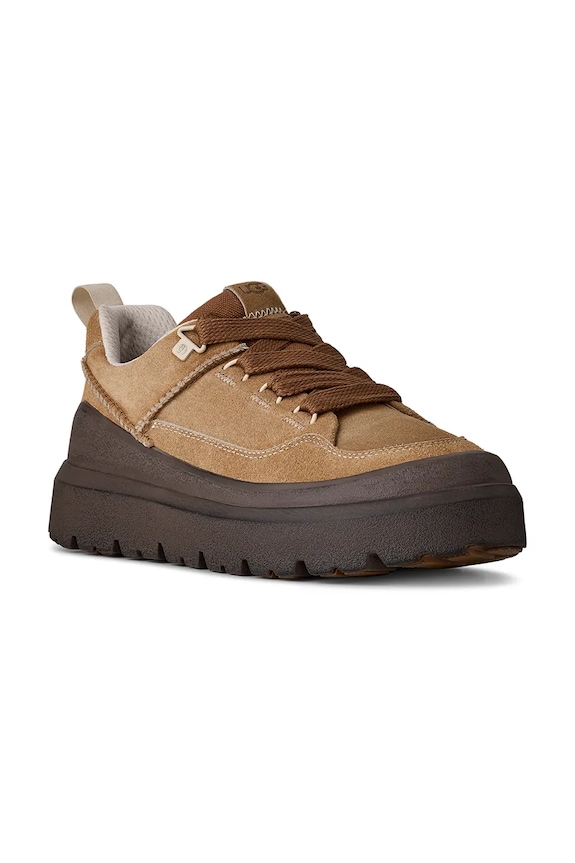 UGG sneakersy zamszowe M Heritage Utility Sneaker Knoll 1174994.CKR brązowy SS26