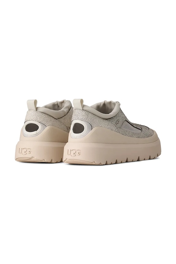 Încălțăminte UGG M Heritage Utility Axoid Crackle sneakers pentru bărbați, din piele 1177770.JSM bej