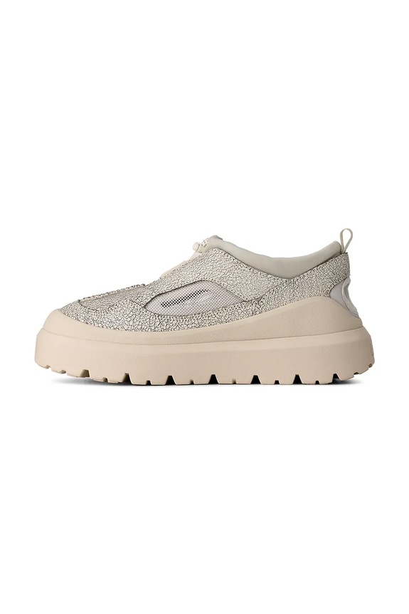 UGG M Heritage Utility Axoid Crackle sneakers pentru bărbați, din piele bej 1177770.JSM