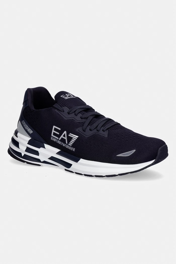 Кросівки EA7 Emporio Armani синтетичний темно-синій AF18639.7X000652.M