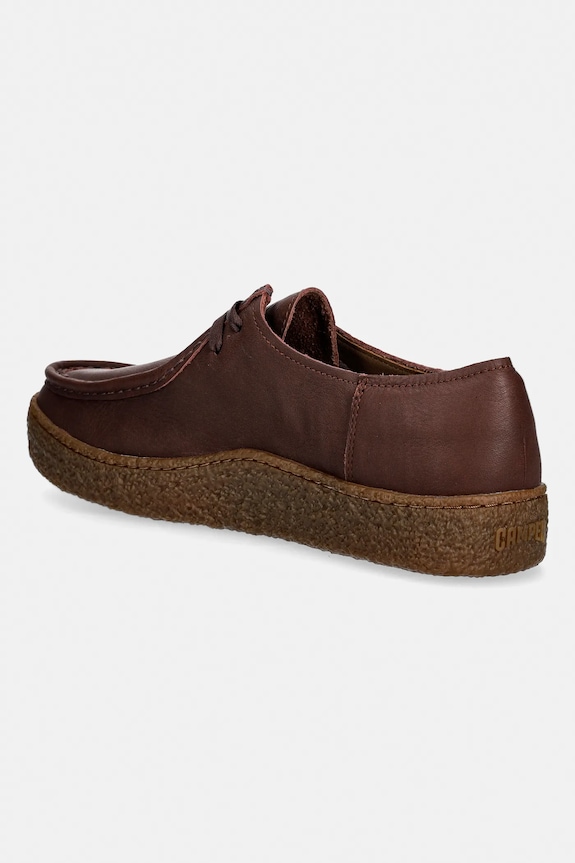 Obuv Kožené poltopánky Camper Peu Terreno K101099.001 hnedá