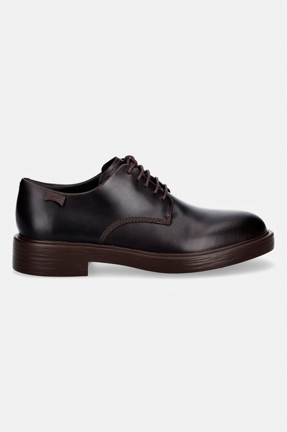 Kožené polobotky Camper Dean K100979.002 hnědá SS26