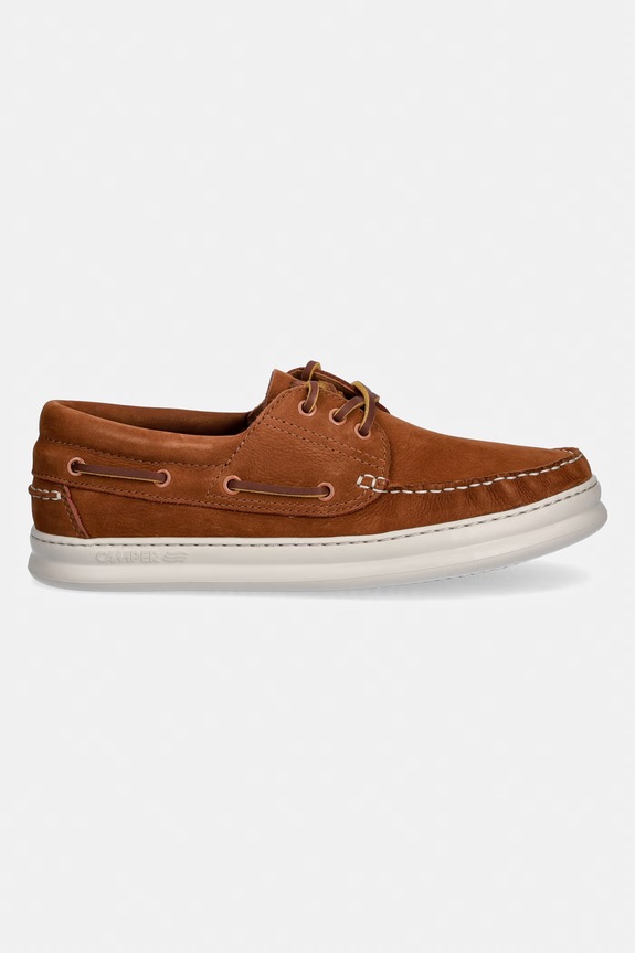 Μοκασίνια nubuck Camper Runner Four K101073.005 καφέ SS26