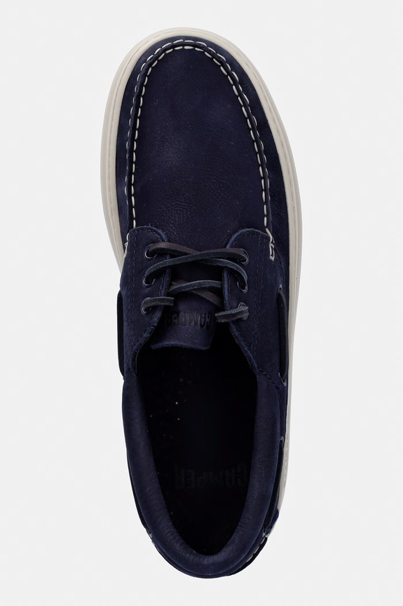 Mokasini iz nubuka Camper Runner Four mornarsko modra K101073.006