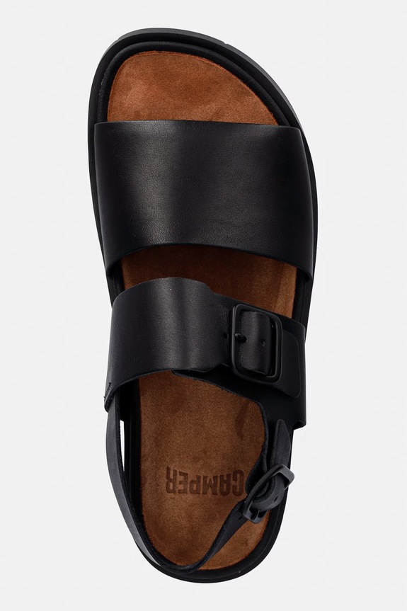 Camper sandały skórzane Lluc Sandal czarny K101092.001