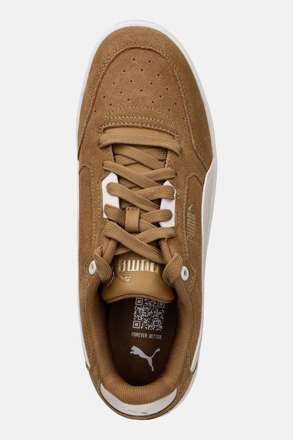 Puma sneakers din piele intoarsă Shuffle Downtown maro 402597