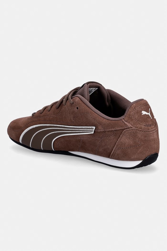 Obuwie Puma sneakersy zamszowe CATCH 402681 brązowy