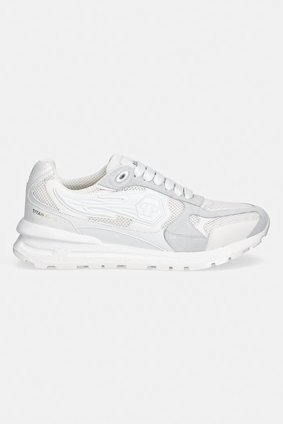 Tenisice Philipp Plein Runner Titan Edge MSC4074.PLE022N.0101 bijela SS26
