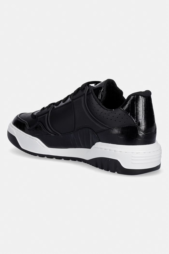 Încălțăminte Philipp Plein sneakers din piele Low-Top Moonwalker MSC4075.PLE005N.0202 negru
