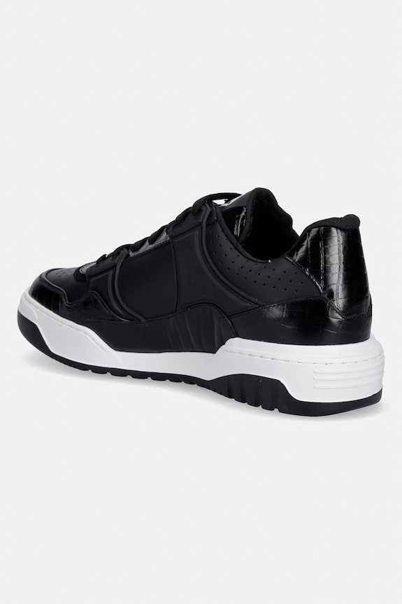 Încălțăminte Philipp Plein sneakers din piele Low-Top Moonwalker MSC4075.PLE005N.0202 negru