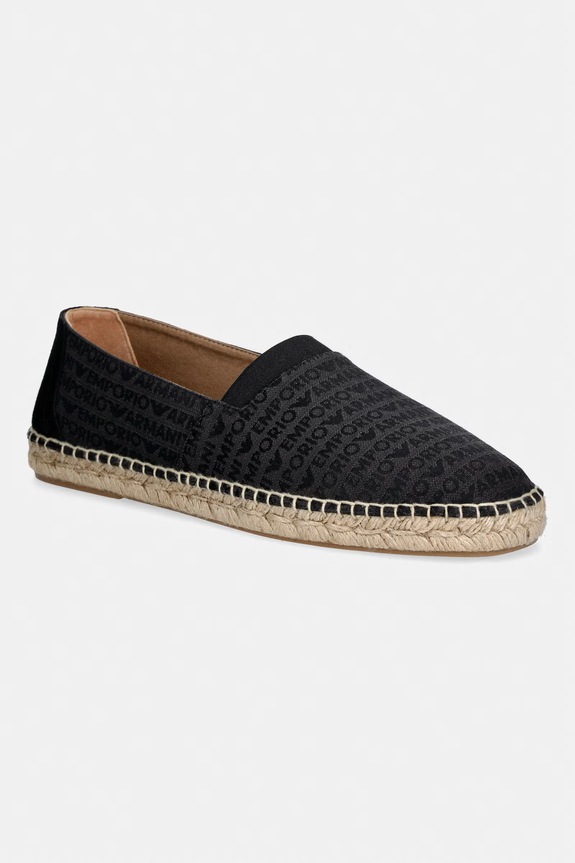 Emporio Armani espadrille da donna nero EM005853.AF25529.MC012