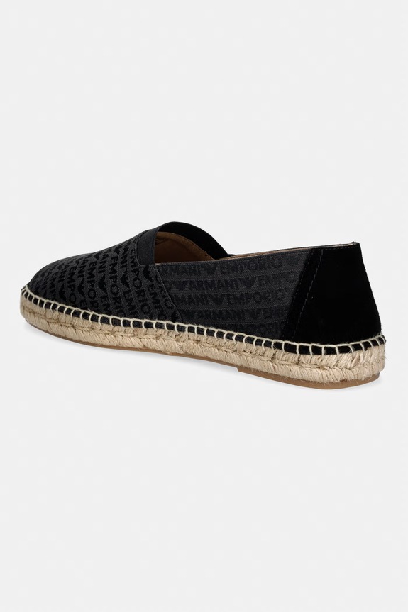 Scarpe Emporio Armani espadrille da donna EM005853.AF25529.MC012 nero
