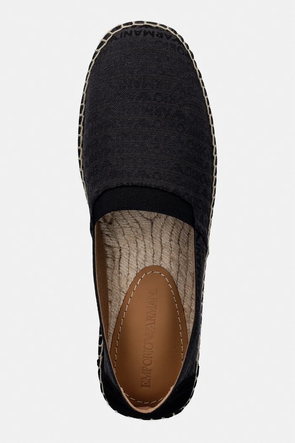 Emporio Armani espadrille da donna nero EM005853.AF25529.MC012