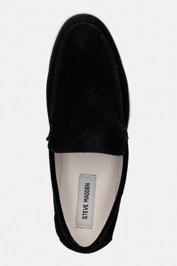 Semišové mokasíny Steve Madden Mayne černá 12000349.015