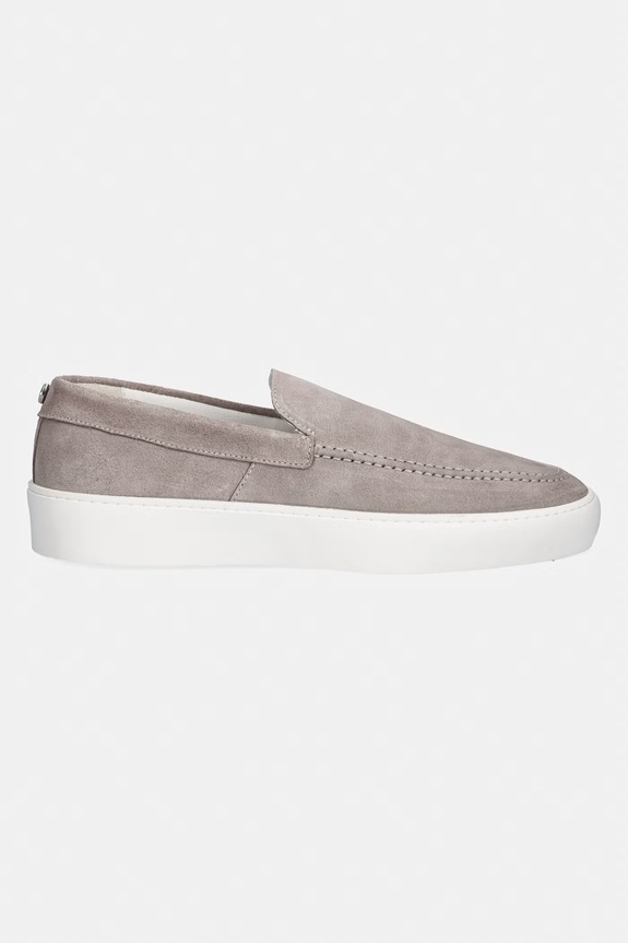 Μοκασίνια σουέτ Steve Madden Leyton 12000834.005 γκρί SS26